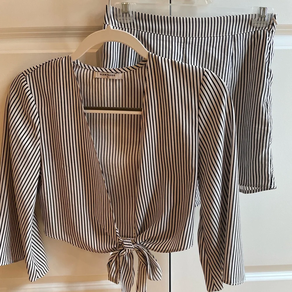 ASOS Striped Two Piece Set - Picture 1 of 4